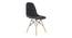 Chaucer Dining Chair (Black) by Urban Ladder - Cross View Design 1 - 468161