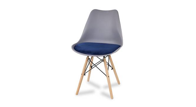 Clovis Dining Chair (Grey & Dark Blue) by Urban Ladder - Cross View Design 1 - 468167