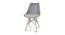 Clovis Dining Chair (Grey & Light Grey) by Urban Ladder - Cross View Design 1 - 468168