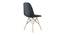 Chaucer Dining Chair (Black) by Urban Ladder - Rear View Design 1 - 468193