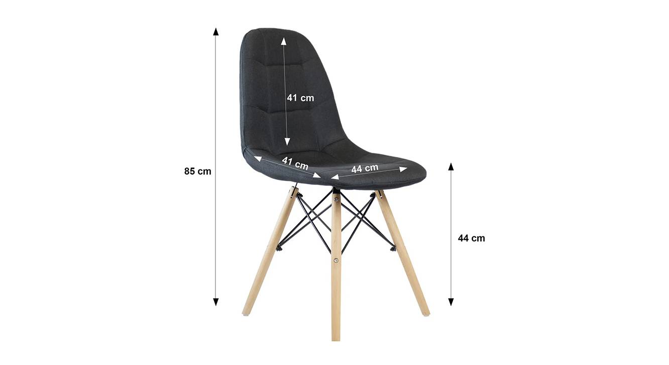 Chaucer dining chair black 6