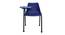 Edith Study Chair (Blue) by Urban Ladder - Front View Design 1 - 468257