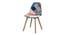 Fabrice Dining Chair (Multicoloured) by Urban Ladder - Front View Design 1 - 468262