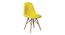 Fabron Dining Chair (Yellow) by Urban Ladder - Front View Design 1 - 468267