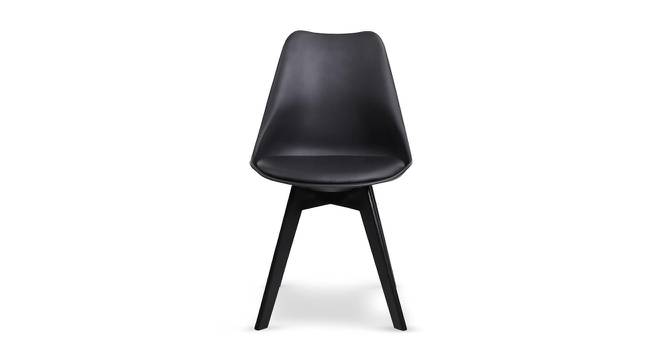 Fabser Dining Chair (Black) by Urban Ladder - Front View Design 1 - 468268