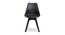 Fabser Dining Chair (Black) by Urban Ladder - Front View Design 1 - 468268