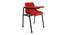 Edith Study Chair (Red) by Urban Ladder - Cross View Design 1 - 468277
