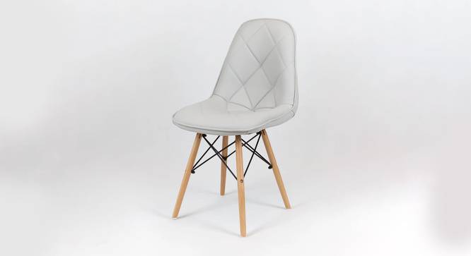 Fabron Dining Chair (Light Grey) by Urban Ladder - Cross View Design 1 - 468282