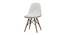 Fabron Dining Chair (White) by Urban Ladder - Design 1 Side View - 468301
