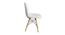 Fabron Dining Chair (White) by Urban Ladder - Rear View Design 1 - 468317