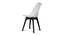 Fabser Dining Chair (White & Black) by Urban Ladder - Rear View Design 1 - 468320