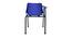 Edith Study Chair (Blue) by Urban Ladder - Design 1 Close View - 468324