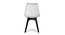 Fabser Dining Chair (White & Black) by Urban Ladder - Design 1 Close View - 468333