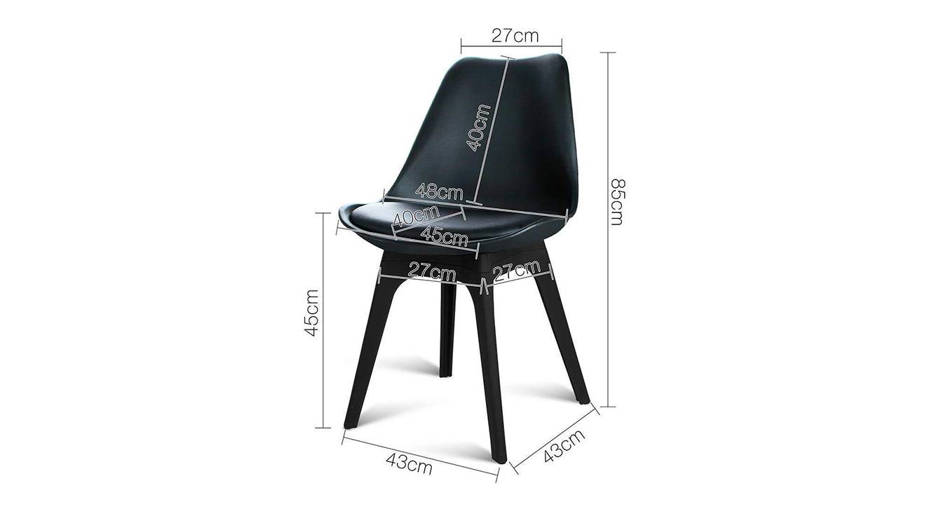 Fabser dining chair black 6