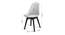 Fabser Dining Chair (White & Black) by Urban Ladder - Design 1 Dimension - 468346