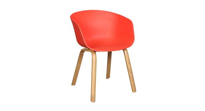 Gustave Dining Chair (Red) by Urban Ladder - Front View Design 1 - 468367