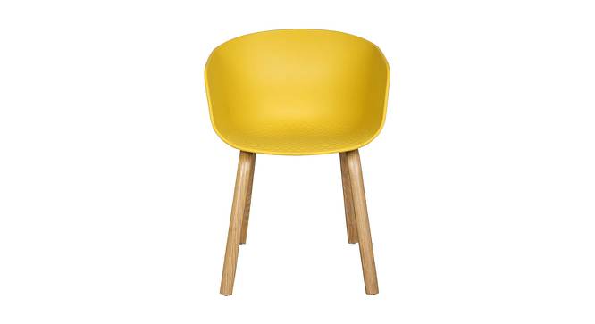Gustave Dining Chair (Yellow) by Urban Ladder - Front View Design 1 - 468369