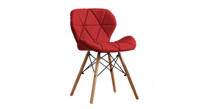 Ignace Dining Chair (Red) by Urban Ladder - Front View Design 1 - 468379