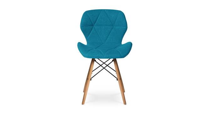 Ignace Dining Chair (Light Blue) by Urban Ladder - Front View Design 1 - 468380