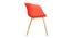 Gustave Dining Chair (Red) by Urban Ladder - Cross View Design 1 - 468383
