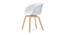 Gustave Dining Chair (White) by Urban Ladder - Cross View Design 1 - 468384