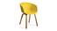 Gustave Dining Chair (Yellow) by Urban Ladder - Cross View Design 1 - 468385