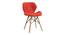Ignace Dining Chair (Red) by Urban Ladder - Cross View Design 1 - 468395