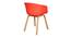 Gustave Dining Chair (Red) by Urban Ladder - Design 1 Side View - 468399