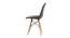 Henri Dining Chair (Dark Grey) by Urban Ladder - Design 1 Side View - 468402