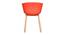 Gustave Dining Chair (Red) by Urban Ladder - Rear View Design 1 - 468415