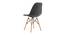 Henri Dining Chair (Dark Grey) by Urban Ladder - Rear View Design 1 - 468418