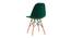 Henri Dining Chair (Dark Green) by Urban Ladder - Rear View Design 1 - 468420