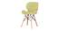Ignace Dining Chair (Light Green) by Urban Ladder - Rear View Design 1 - 468426