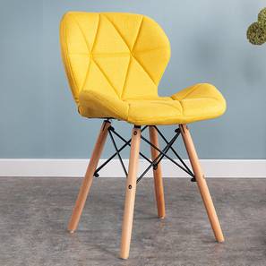 Wing Chair Design Ignace Dining Chair (Yellow)