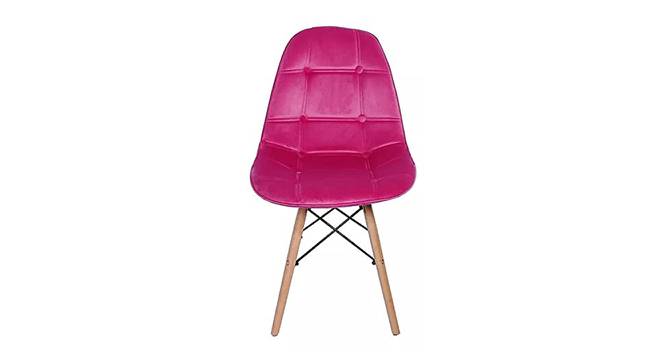 Leal Dining Chair (Rose Pink) by Urban Ladder - Front View Design 1 - 468485
