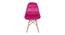 Leal Dining Chair (Rose Pink) by Urban Ladder - Front View Design 1 - 468485
