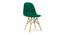 Leal Dining Chair (Dark Green) by Urban Ladder - Cross View Design 1 - 468494