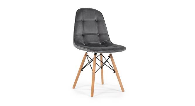 Leal Dining Chair (Dark Grey) by Urban Ladder - Cross View Design 1 - 468496