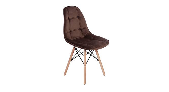 Leal Dining Chair (Brown) by Urban Ladder - Cross View Design 1 - 468497
