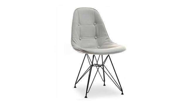 Loic Dining Chair (Light Grey) by Urban Ladder - Cross View Design 1 - 468506