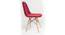 Leal Dining Chair (Red) by Urban Ladder - Design 1 Side View - 468514