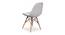 Leal Dining Chair (Light Grey) by Urban Ladder - Design 1 Close View - 468542