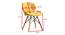 Ignace Dining Chair (Yellow) by Urban Ladder - Design 1 Dimension - 468549