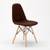 Morty dining chair brown lp