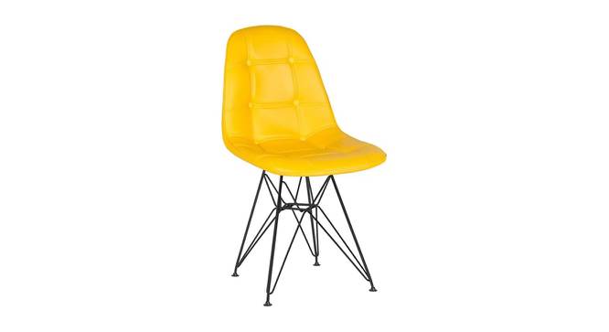 Loic Dining Chair (Yellow) by Urban Ladder - Front View Design 1 - 468578