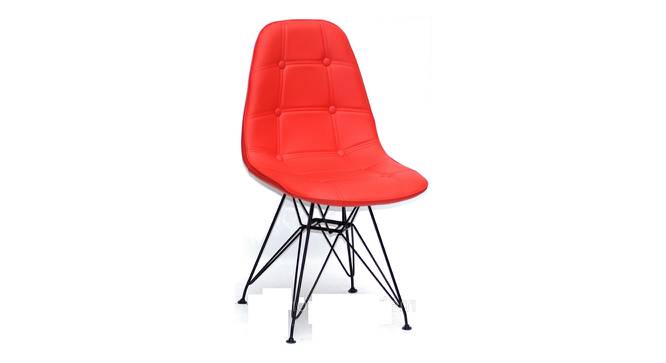 Loic Dining Chair (Red) by Urban Ladder - Front View Design 1 - 468582