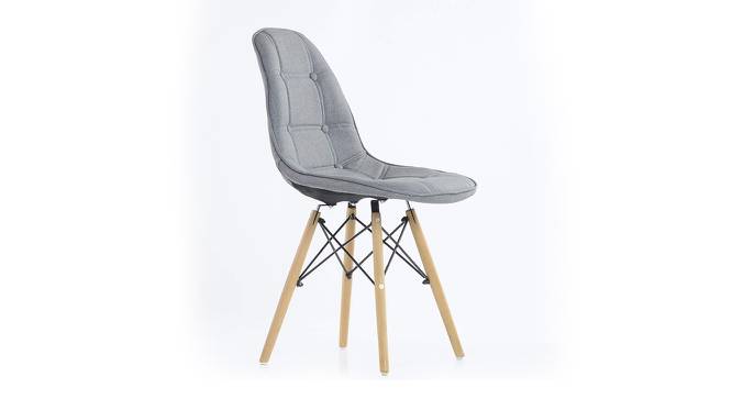 Morty Dining Chair (Light Grey) by Urban Ladder - Cross View Design 1 - 468604