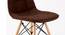 Morty Dining Chair (Brown) by Urban Ladder - Design 1 Side View - 468623