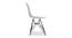 Loic Dining Chair (White) by Urban Ladder - Rear View Design 1 - 468634