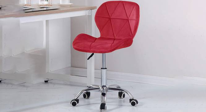 Ancelin Office Chair (Red) by Urban Ladder - Front View Design 1 - 468698
